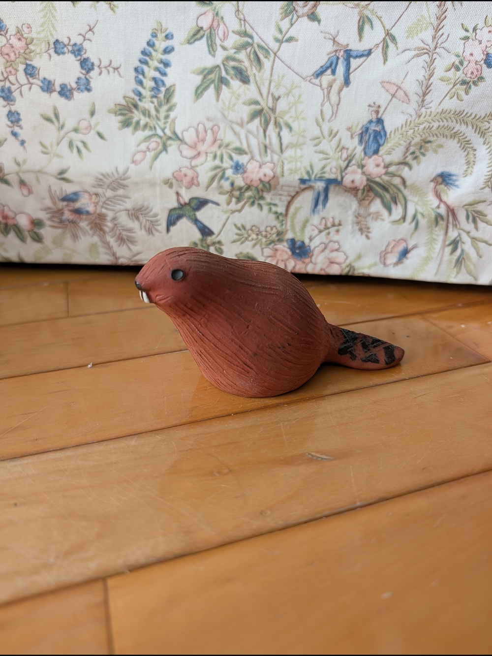 Vtg Purdy Pottery Beaver Figurine